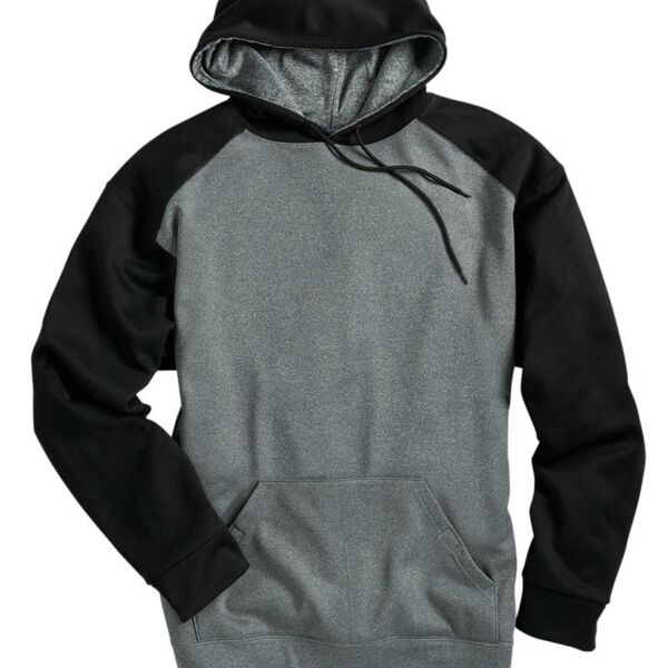 Pro Heather Colorblocked Hooded Sweatshirt Thumbnail