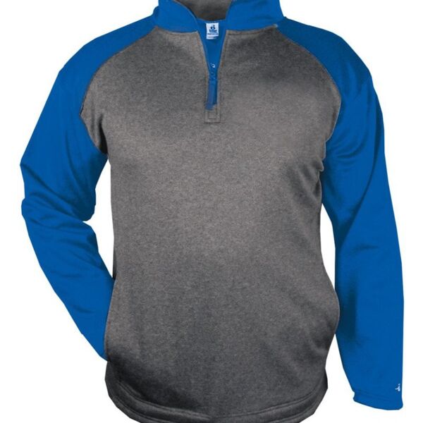 Sport Pro Heather Performance Fleece Quarter-Zip Pullover Thumbnail