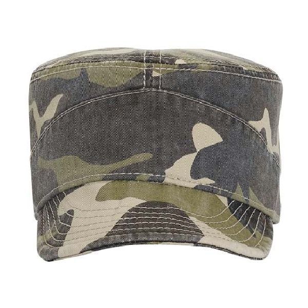 OTTO Camouflage Garment Washed Superior Cotton Twill Flexible Soft Visor Military Cap Thumbnail