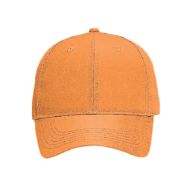 OTTO Neon Polyester Twill Six Panel Low Profile Baseball Cap Thumbnail