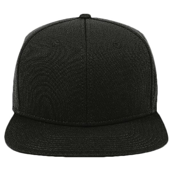OTTO Cool Comfort Polyester Cool Mesh Square Flat Visor "OTTO SNAP" Six Panel Pro Style Snapback Hat Thumbnail