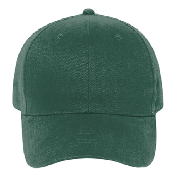 OTTO Brushed Bull Denim Six Panel Low Profile Baseball Cap Thumbnail