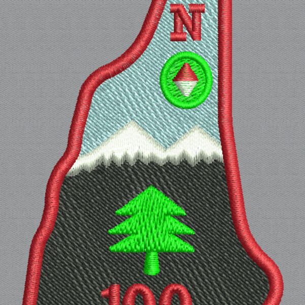 4000 FOOTERS NH 100 EMBROIDERED PATCH Thumbnail