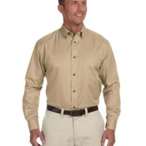Men's Tall Easy Blend Long-Sleeve Twill Thumbnail