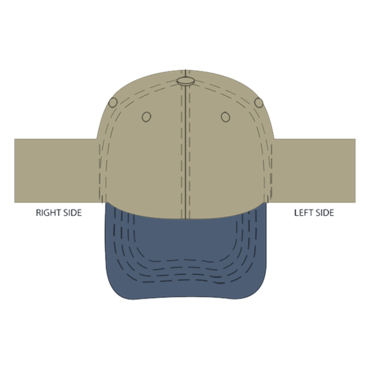 Cap Front and Sides