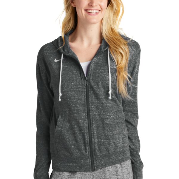 Women's Gym Vintage Full Zip Hoodie Thumbnail